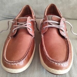 Mens Sperry Top-Sider Billfish Brown Leather Boat Shoes 0799320, Size 13